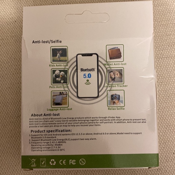 Key finder, anti-lost tracker for keys, pets, and taking selfies - Picture 2 of 2